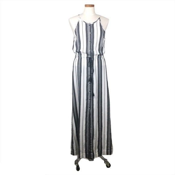 Lucky Brand Dresses & Skirts - Lucky Brand Ticking Stripe Maxi Dress  M